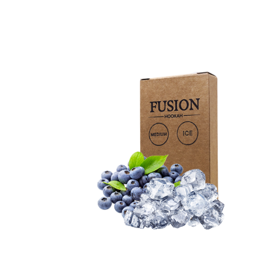 Тютюн Fusion Medium Ice Blueberry (Чорниця Лід, 100 г)