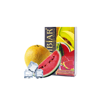 Табак Jibiar Ice double melon (Ледяные Арбуз Дыня, 50 г)