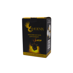 Кокосове вугілля для кальяну Phoenix (1 кг, 72 шт, р25) Кокосове вугілля для кальяну Phoenix (1 кг, 72 шт, р25)