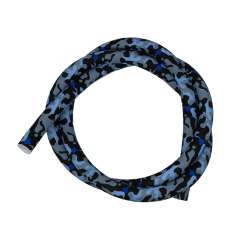 Силіконовий шланг для кальяну AMY Camouflage Leopard Blue (Синій)