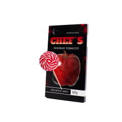 Тютюн Chefs Red apple candy (Яблучні Цукерки, 100 г) Тютюн Chefs Red apple candy (Яблучні Цукерки, 100 г)