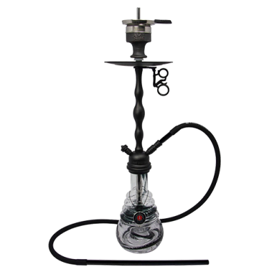 Кальян Amy Deluxe 630 Black (чорний, повний комплект)