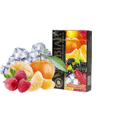Тютюн Jibiar Ice Raspberry Tangerine (Малина Мандарин Лід, 50 г)