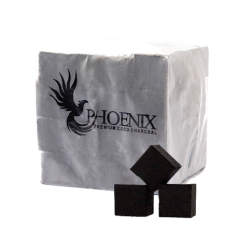 Кокосове вугілля для кальяну Phoenix (1 кг, 64 шт, р26, без коробки) Кокосове вугілля для кальяну Phoenix (1 кг, 64 шт, р26, без коробки)