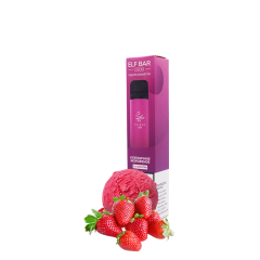 Elf Bar 1500 Strawberry Ice Cream (Полуничне Морозиво) Одноразовий POD Elf Bar 1500 Strawberry Ice Cream (Полуничне Морозиво) Одноразовий POD
