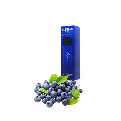 Elf Bar 1500 Blueberry (Чорниця) Одноразовий POD