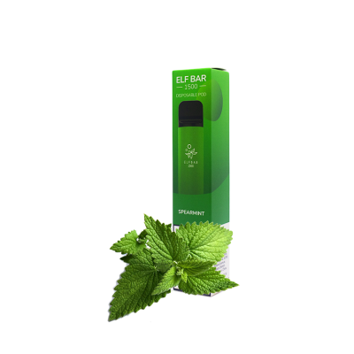 Elf Bar 1500 Spearmint (М'ята) Одноразовий POD Elf Bar 1500 Spearmint (М'ята) Одноразовий POD