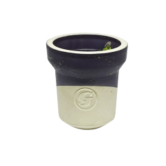 Глиняна чаша GrynBowls Accent White Violet (Фіолетовий) Глиняна чаша GrynBowls Accent White Violet (Фіолетовий)