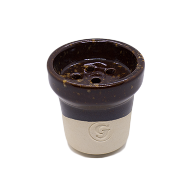 Глиняная чаша GrynBowls Accent White Brown (Коричневый)