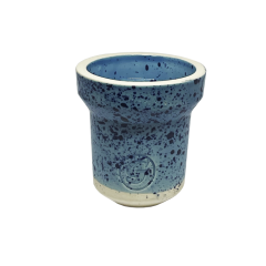 Глиняна чаша GrynBowls Accent White Blue (Синій) Глиняна чаша GrynBowls Accent White Blue (Синій)