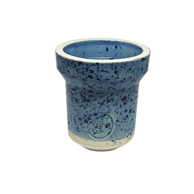 Глиняна чаша GrynBowls Accent White Blue (Синій) Глиняна чаша GrynBowls Accent White Blue (Синій)