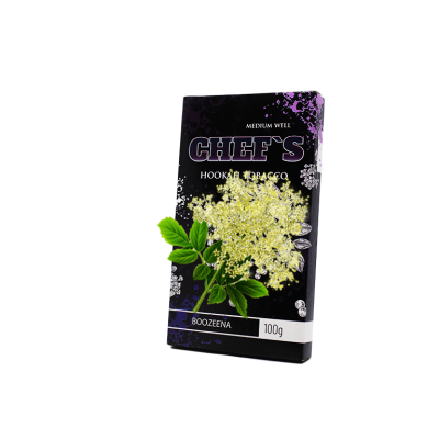 Табак Chefs Boozeena (вкус ягод и цветов бузины, 100 г)