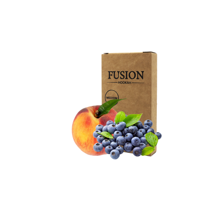 Тютюн Fusion Medium Blueberry Peach (Чорниця Персик, 100 г)