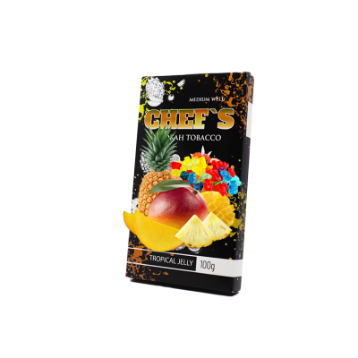 Тютюн Chefs Tropical jelly (тропічні желейки, 100 г)