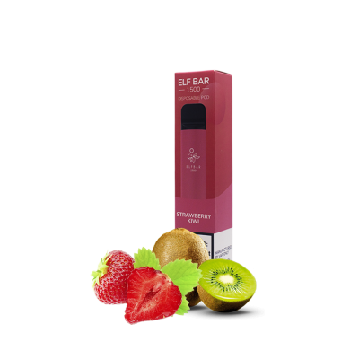 Elf Bar 1500 Strawberry Kiwi (Полуниця Ківі) Одноразовий POD