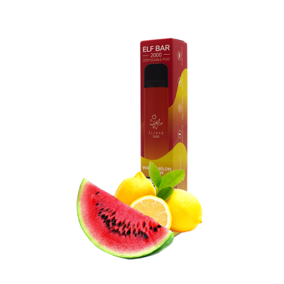 Elf Bar 2000 Watermelon Lemon (Кавун Лимон) Одноразовий POD Elf Bar 2000 Watermelon Lemon (Кавун Лимон) Одноразовий POD