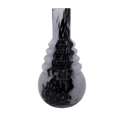 Колба для кальяну Amy чорний, білий (без кріплення) (Чорний, білий)