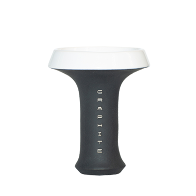 Глиняна чаша Sky Hookah Graphite Evil White