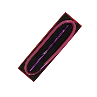 Мундштук для кальяну з алюмінію Amy Pink із Силіконовим шлангом (рожевий, в коробці) Мундштук для кальяну з алюмінію Amy Pink із Силіконовим шлангом (рожевий, в коробці)