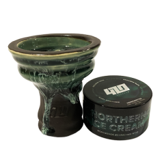 Глиняна чаша 420 (зелена) + тютюн Northern Ice Cream (25 г) Глиняна чаша 420 (зелена) + тютюн Northern Ice Cream (25 г)