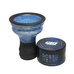 Глиняна чаша 420 (синя) + тютюн Ocean Heart (25 г) Глиняна чаша 420 (синя) + тютюн Ocean Heart (25 г)