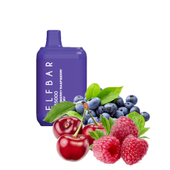 Elf Bar LB5000 Blueberry Raspberry Cherry (Чорниця Малина Вишня) Одноразовий POD Elf Bar LB5000 Blueberry Raspberry Cherry (Чорниця Малина Вишня) Одноразовий POD