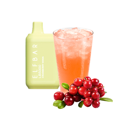 Elf Bar LB5000 Cranberry Soda (Журавлинна Содова) Одноразовий POD Elf Bar LB5000 Cranberry Soda (Журавлинна Содова) Одноразовий POD
