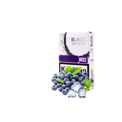 Табак Black&White W02 Blueberry ice (черника лёд, 40 г)