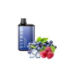 Elf Bar ULTRA BС5000 Blue Razz Ice (Голубой Лимонад Айс) Одноразовый POD