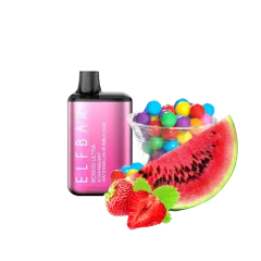 Elf Bar ULTRA BС5000 Strawberry Watermelon Bubble Gum (Клубника Арбуз Бабл-Гам) Одноразовый POD