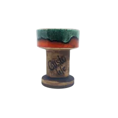 Глиняная чаша Gusto Bowls Rook Green Orange (Зелёный Оранжевый)