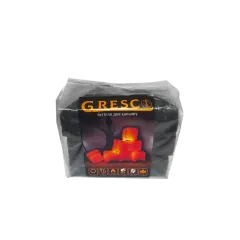 Ореховый уголь для кальяна Gresco (0,5 кг, 36 шт, р25, без коробки)