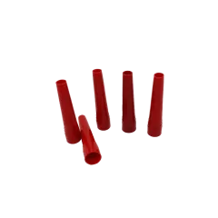 Одноразовые мундштуки для кальяна XXL (Красный, конус, 100 шт/уп)