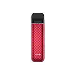 Smok Novo 3 800 Red Carbon Fiber (Красный карбон, с картриджем) Многоразовый POD