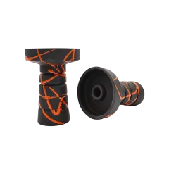 Глиняная чаша Gusto Bowls Harmony Black Glaze Orange (оранжевая поливка)