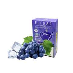Elf Bar Pi9000 Grape ice (Виноград Лёд) Одноразовый POD