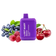 Lost Mary BM5000 Blueberry raspberry cherry (Черника Малина Вишня) Одноразовый POD