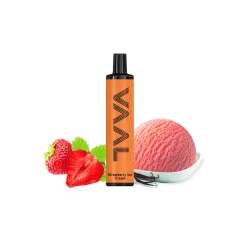 VAAL 1500 Strawberry ice cream (Клубничное Мороженое) Одноразовый POD
