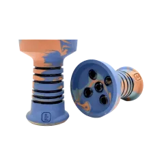 Глиняная чаша Lavart Spectra Alcedo (оранжевый с синим)