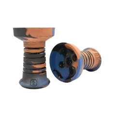 Глиняная чаша Lavart Spectra Oranight (оранжевый с синим)