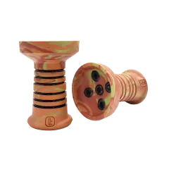 Глиняная чаша Lavart Spectra Sunset (оранжевый с красным и жёлтым)