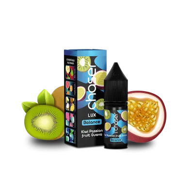 Жидкость Chaser Lux Kiwi Passion Fruit Guava Balance (Киви Маракуйя Гуава, 50 мг, 11 мл)