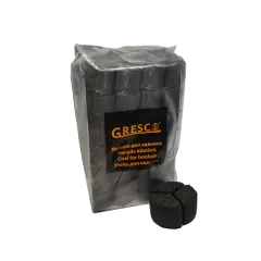 Ореховый уголь для кальяна Gresco Kaloud (1 кг, 72 шт, сегмент, без коробки)