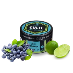 Табак CULTt Medium M10 Lime Blueberry (Лайм Черника, 100 г)