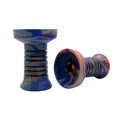 Глиняная чаша Lavart Caldera Alcedo (оранжевый с синим)