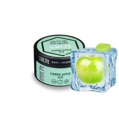 Табак CULTt Strong DS100 Green Apple Ice (зелёное яблоко, лёд, 100 г)