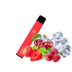 Elf Bar 1500 Strawberry raspberry cherry ice (Клубника Малина Вишня Лёд) Одноразовый POD