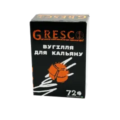 Ореховый уголь для кальяна Gresco Kaloud (1 кг, 72 шт, сегмент)