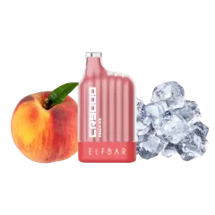 Elf Bar CR5000 Peach Ice (Персик Лед) Одноразовый POD