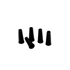 Одноразовые мундштуки для кальяна LUX (Чёрные, конус, 100 шт/уп)